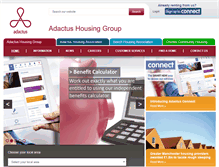 Tablet Screenshot of aha.adactushousing.co.uk